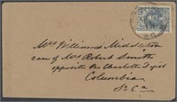 CSA Stamps #2 tied with black "Charleston, SC" &