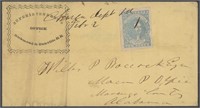 CSA Stamps #2 tied with manuscript "Chula Depot,