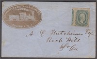 CSA Stamps #11b uncancelled and affixed to blue Ch