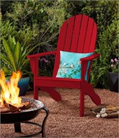Wooden Adirondack Chair, Red