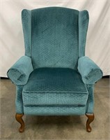 AMH3804 La-Z-Boy Blue Reclining Wing Chair