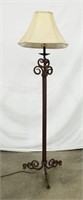 AMH3841 Brown Metal Floor Lamp With Shade #2