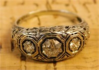 Marcia Lenhart Estate #13 Gold & Diamond Jewelry - Antiques