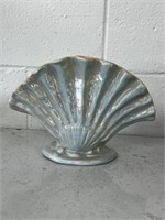 50's Gonder pottery Sea Shell Fan Vase