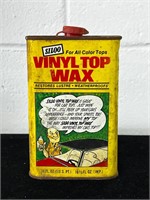Vintage vinyl top wax