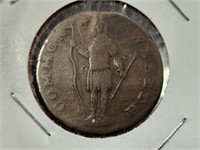 1788 Massachusetts Colonial Coin One Cent