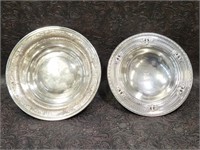 Two Antique Sterling Silver Bowls- Wallace & I. S.
