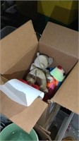 Box of beanie babies