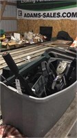 Tote of boat parts