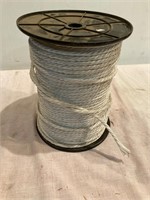 Electric fence rope. Unused. Almost full roll