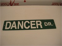 Dancer Dr. Metal Sign  24x6 inches