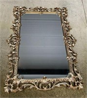 AMH3817 Gold-Toned Plastic Framed Mirror