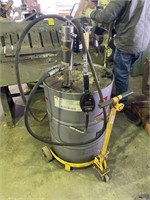 55 Gallon Barrel 10W-40, Barrel Cart, Barrel Pump