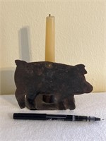 Vintage Pig Candlestick Holder