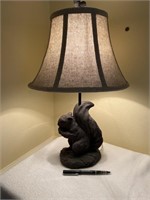 Vintage Squirrel Lamp