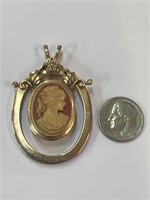 Antique Cameo Pendant