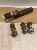 Receiver with 2” and 1 7/8” balls