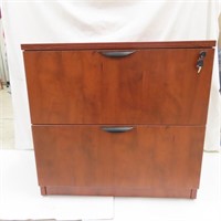 2 Drawer Cherry File Cabinet