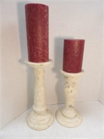 Stone Candle Holders