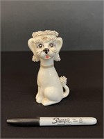 Vintage Dog Figurine Vase