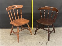 2 Vintage Spindleback Chairs