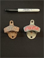 2 Vintage Coca Cola Bottle Openers Germany