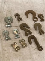 Chain hooks and connectors