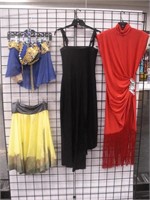 Assorted Pageant Style Dance Costumes - 4 assorted