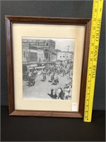 Late 1800's Downtown Tyler, TX Photo Framed