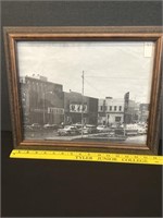 Vintage Framed Picture of Tyler, TX Downtown