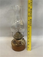 Vintage Amber Oil Lamp