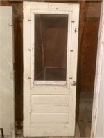 32” wood screen door. 80" High