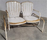 Double spring chair glider