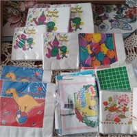 Children's birthday napkins Goody bags