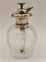 Antique Mappin & Webb Sterling & Glass Atomizer