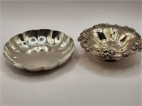 Tiffany Sterling Paneled Dish & Hansel Sloan Bowl