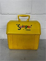 Vintage Swinger Cooler Lunch Box Ice 1970s