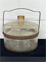 Vintage 1930's Gallon Glass Kerosene