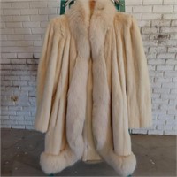 Yves St Laurent for Neimans White fur