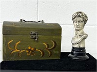 Trinket box and bust