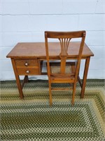 Vintage desks and chair