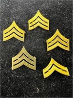 Vintage (in w WWI WWII metals) Military Chevrons