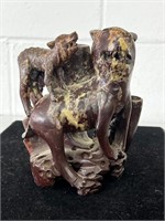 Vintage Chinese soapstone hand carved