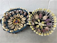 Hand Made Basket of Cowry Shells