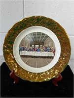 Crown o gold the last supper plate