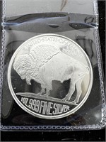 Buffalo 1oz .999 Silver Medallion