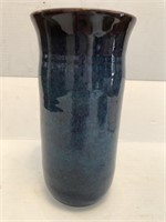 Glazed Pottery Stoneware Vase 7" x 3.5"