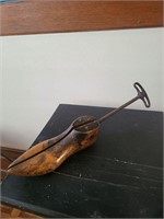 G.E Belcher Antique Wood Iron Shoe Stretcher
