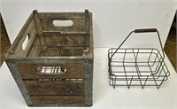 Milk Crate and Basket Carrier