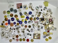 Large Lot of Political and Collector Pins